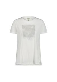 Koszulka damska CMP. Kolor: szary, wielokolorowy, biały. Materiał: materiał, tkanina. Sport: turystyka piesza #1