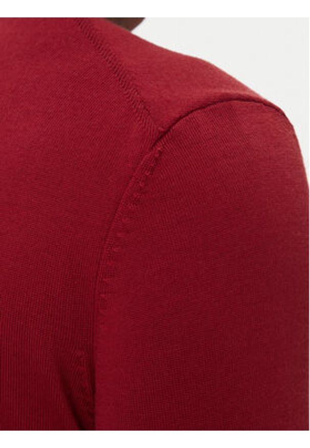 BOSS Sweter Botto-L 50476364 Czerwony Regular Fit. Kolor: czerwony. Materiał: wełna