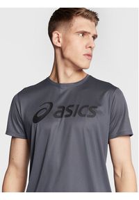 Asics T-Shirt Core 2011C334 Szary Regular Fit. Kolor: szary. Materiał: syntetyk #2