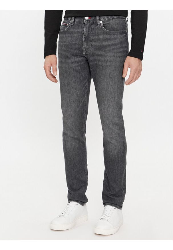 TOMMY HILFIGER - Tommy Hilfiger Jeansy Layton MW0MW33969 Szary Extra Slim Fit. Kolor: szary