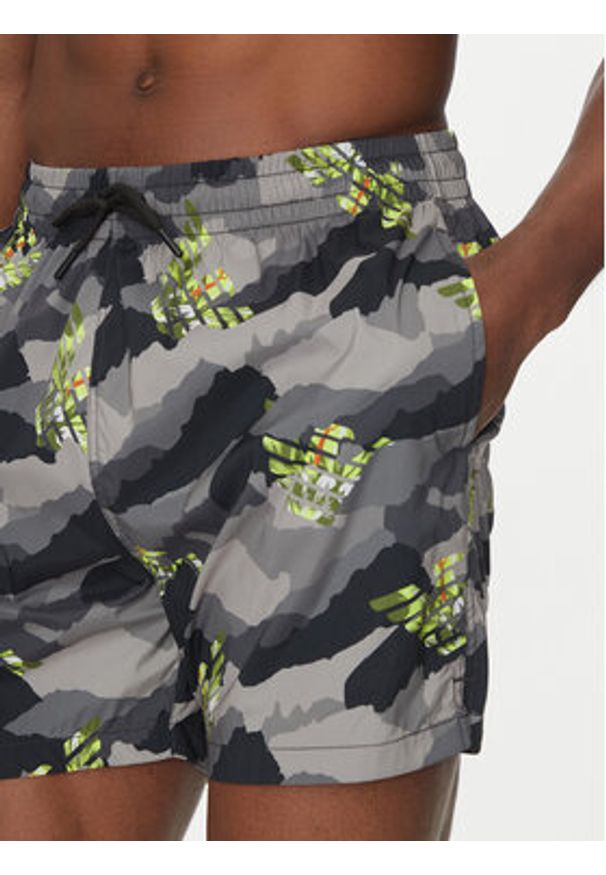 Emporio Armani Underwear Szorty kąpielowe EM000688 AF12340 FC118 Czarny Regular Fit. Kolor: czarny. Materiał: syntetyk