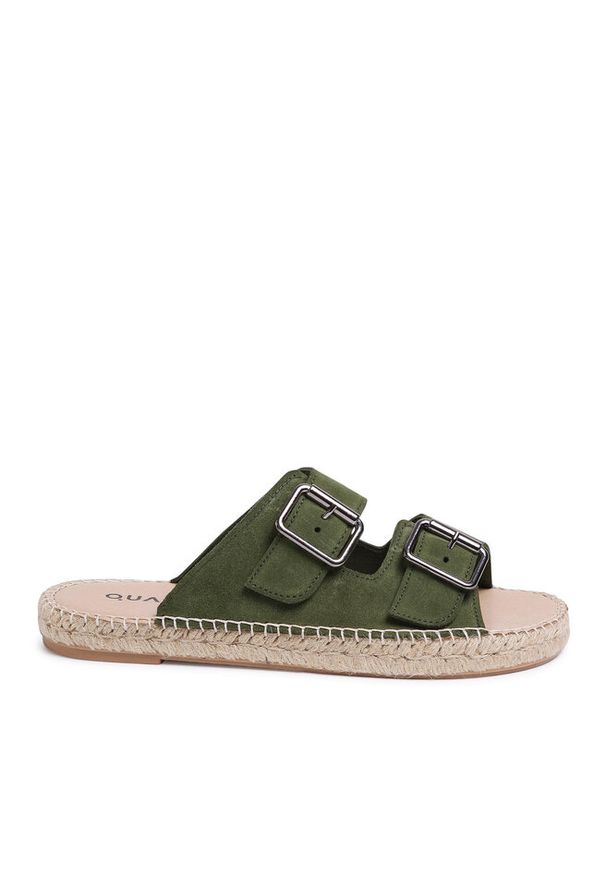 Espadryle QUAZI. Kolor: zielony