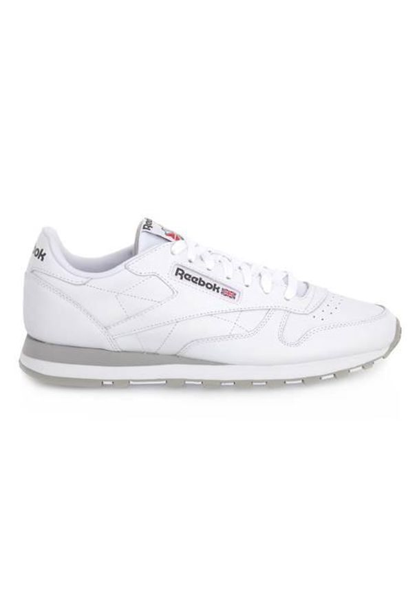 Reebok - Buty na co dzień męskie REEBOK CLASSIC LEATHER skóra. Okazja: na co dzień. Zapięcie: sznurówki. Kolor: biały. Materiał: skóra. Szerokość cholewki: normalna. Model: Reebok Classic. Sport: turystyka piesza