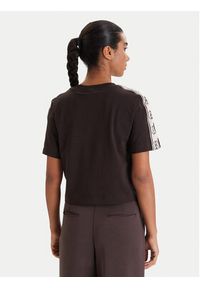 Guess T-Shirt V3RI08 I3Z14 Brązowy Regular Fit. Kolor: brązowy. Materiał: bawełna #4