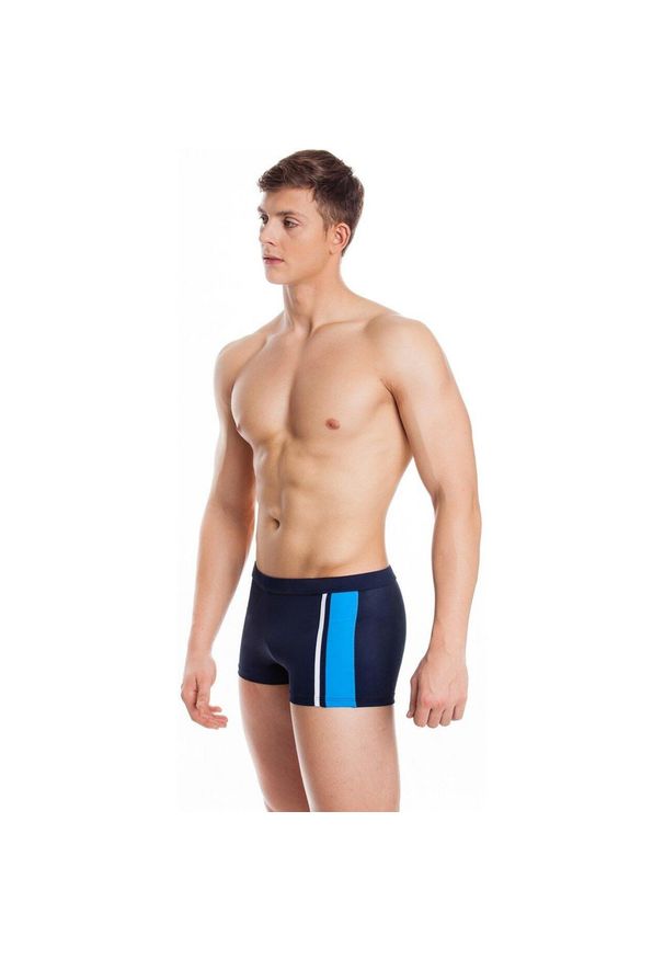 Bokserki pływackie męskie Aqua Speed Amos. Kolor: niebieski, biały, wielokolorowy