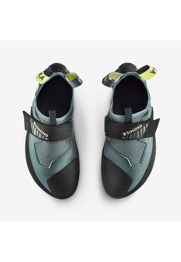 SIMOND - Buty wspinaczkowe męskie Simond Vertika Soft. Kolor: żółty, wielokolorowy, zielony. Materiał: guma, mesh