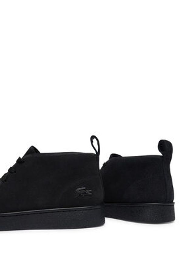 Lacoste Sneakersy Chukka Suede 7-50SMA0027 Czarny. Kolor: czarny. Materiał: zamsz, skóra