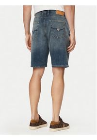 Guess Szorty jeansowe M6GD27 D0777 Niebieski Regular Fit. Kolor: niebieski. Materiał: bawełna #4