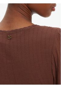 Guess Sukienka wieczorowa 5GGK53 7317A Brązowy Regular Fit. Kolor: brązowy. Materiał: bawełna. Styl: wizytowy