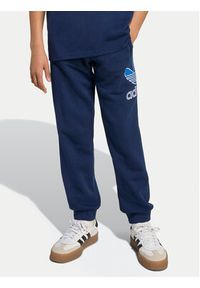 Adidas - adidas Spodnie dresowe Big Logo Execution JV8577 Granatowy Loose Fit. Kolor: niebieski. Materiał: bawełna #6