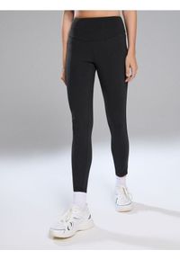 Sinsay - Legginsy sportowe - czarny. Kolor: czarny. Styl: sportowy