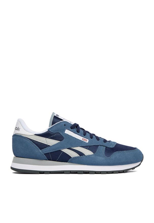 Reebok Sneakersy EO-CLASSIC LEATHER 100230514 Granatowy. Kolor: niebieski. Materiał: skóra, zamsz. Model: Reebok Classic