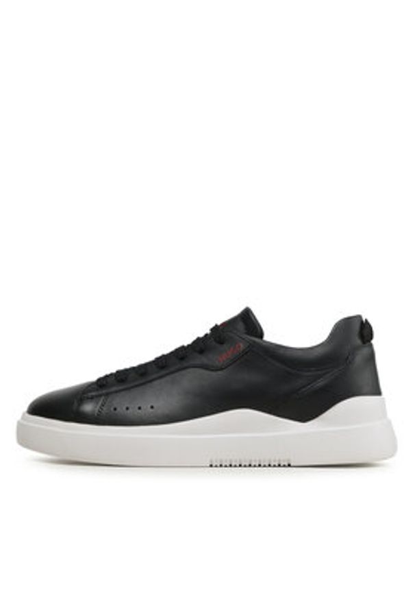Hugo Sneakersy 50499261 Czarny. Kolor: czarny. Materiał: skóra