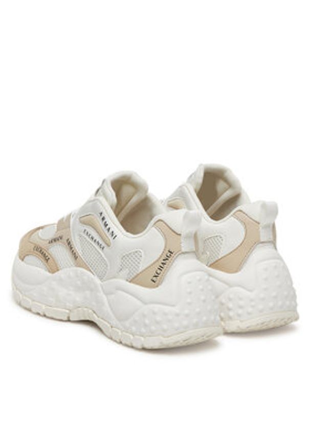 Armani Exchange Sneakersy XDX120 XV708 U626 Biały. Kolor: biały. Materiał: skóra