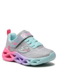 skechers - Sneakersy Skechers Color Radiant 302325L/SMLT SMLT. Kolor: srebrny. Materiał: materiał