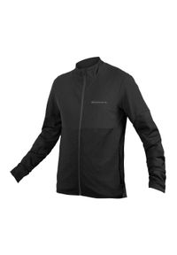 ENDURA - Bluza rowerowa męska Endura Singletrack Thermal FZ. Kolor: czarny