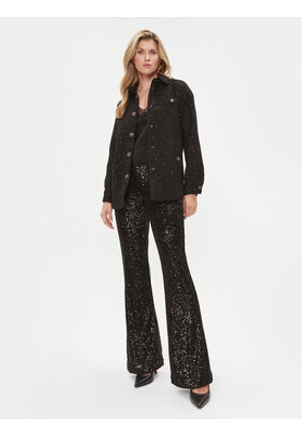 TwinSet - TWINSET Marynarka 232TT2180 Czarny Regular Fit. Kolor: czarny. Materiał: syntetyk