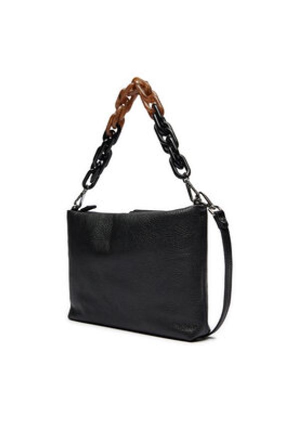 Gianni Chiarini Torebka Brenda BS 8265/COMM GRN Czarny. Kolor: czarny. Materiał: skórzane