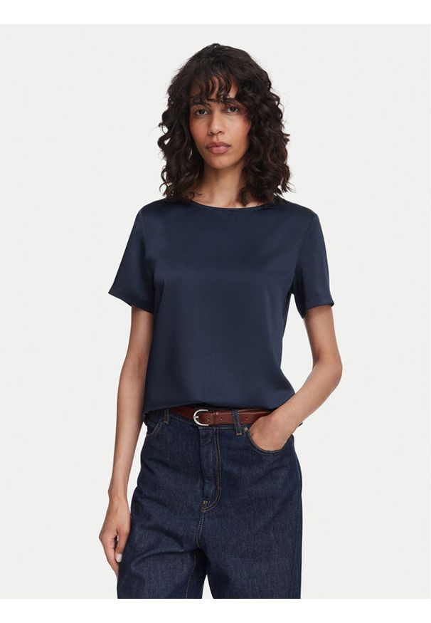 Weekend Max Mara Bluzka Gilbert 2625946041 Granatowy Regular Fit. Kolor: niebieski. Materiał: syntetyk