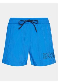 BOSS - Boss Szorty kąpielowe Mooneye 50469280 Niebieski Regular Fit. Kolor: niebieski. Materiał: syntetyk #4