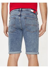 Tommy Jeans Szorty jeansowe Ronnie DM0DM19155 Niebieski Slim Fit. Kolor: niebieski. Materiał: bawełna