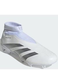 Adidas - Buty piłkarskie adidas Predator League Ll Fg M IG7767 białe. Kolor: biały. Materiał: syntetyk. Sport: piłka nożna