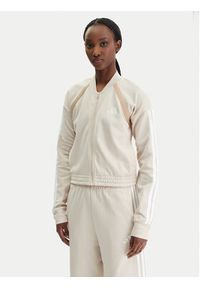 Adidas - adidas Dres Teamsport KB8181 Beżowy Regular Fit. Kolor: beżowy. Materiał: bawełna #6