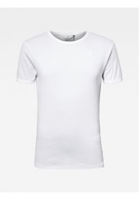 G-Star RAW - G-Star Raw Komplet 2 t-shirtów D07205-124-110 Biały Slim Fit. Kolor: biały. Materiał: bawełna