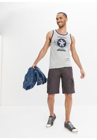bonprix - Bermudy bojówki Loose Fit. Kolor: szary #2