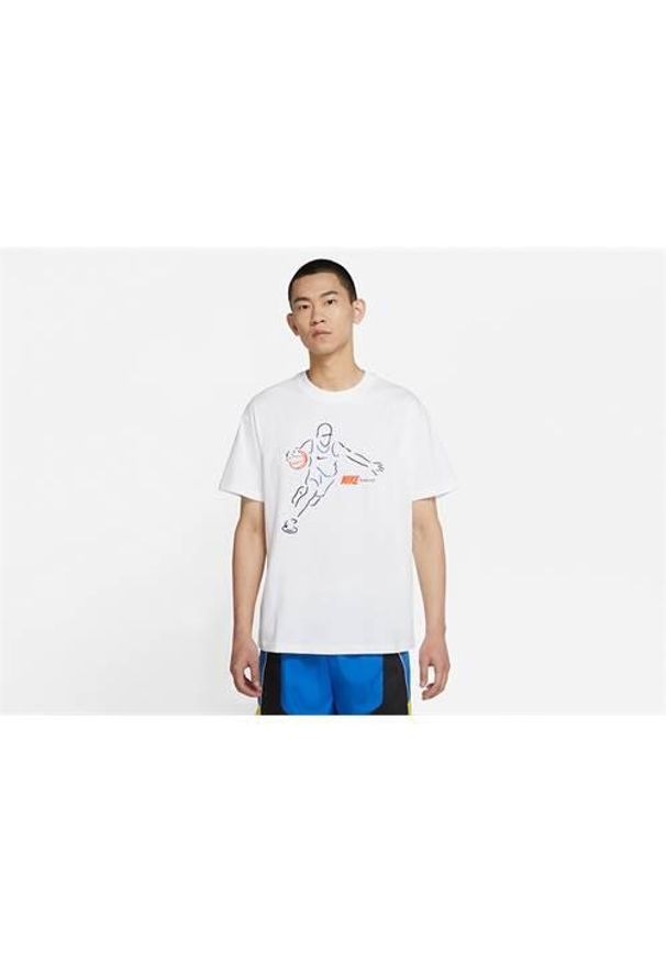 Koszulka sportowa męska Nike Oc 90. Kolor: biały. Długość rękawa: krótki rękaw. Długość: krótkie. Sport: fitness