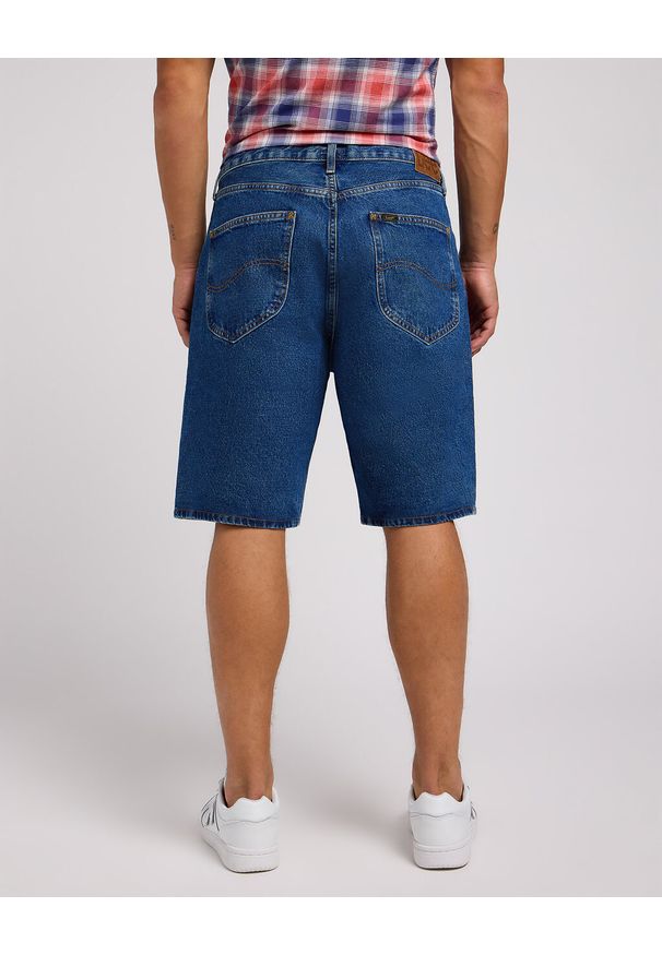 Lee - LEE MESKIE SPODNIE ASHER SHORT MID STONE WASH 112349331 L70U018040