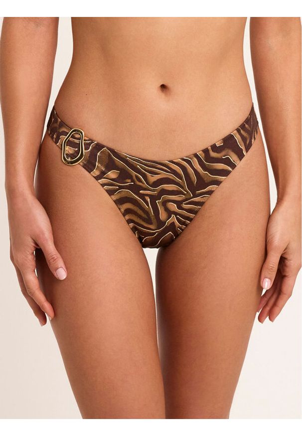 SELMARK - Selmark Dół od bikini BN704 Brązowy. Kolor: brązowy