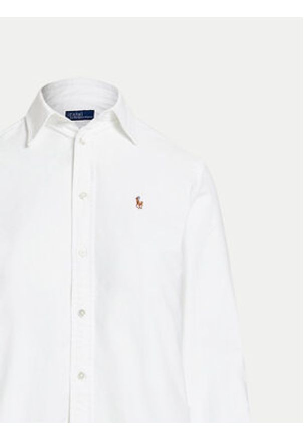 Polo Ralph Lauren Koszula 211970736001 Biały Relaxed Fit. Typ kołnierza: polo. Kolor: biały. Materiał: bawełna