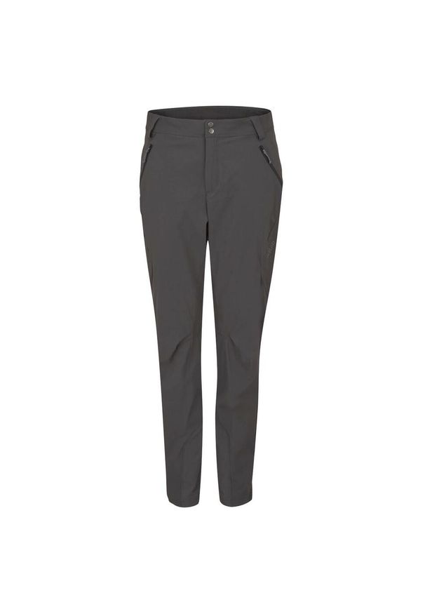 Spodnie softshellowe damskie Rab Ascendor Light Pants Regular. Kolor: szary. Sport: turystyka piesza