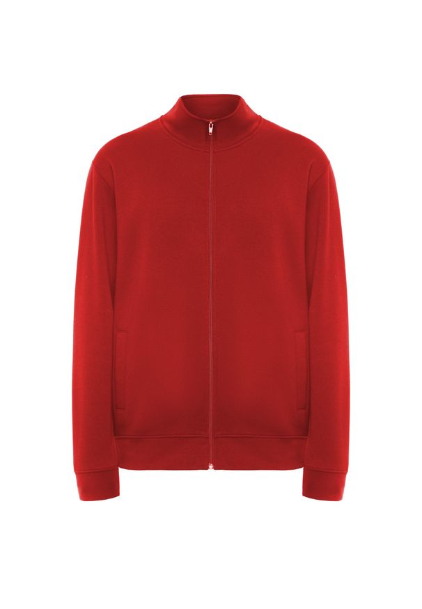 ROLY - Kurtka Dresowa Unisex Dla Dorosłych Ulan. Kolor: czerwony. Materiał: dresówka
