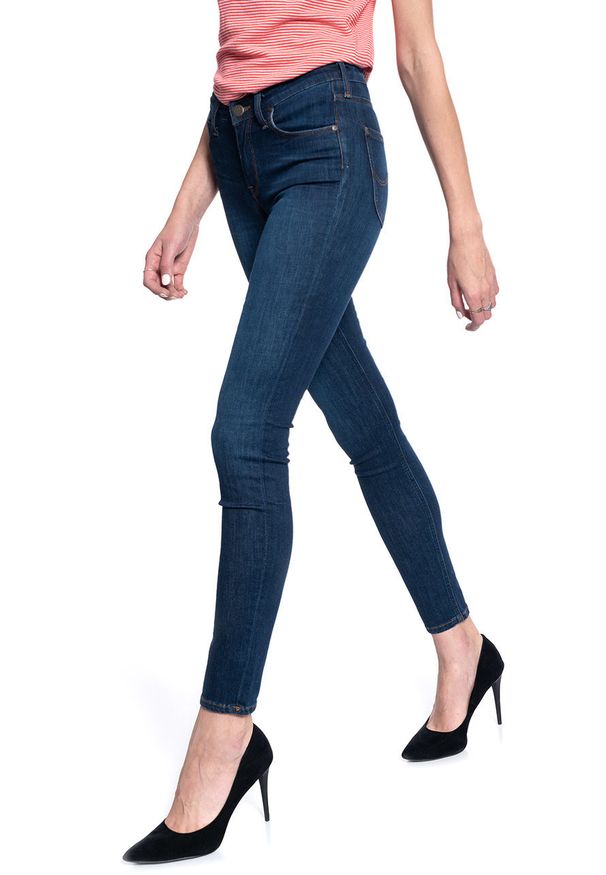 Lee - DAMSKIE SPODNIE JEANSOWE LEE SCARLETT FOSTER DARK L526MHBM 112111755