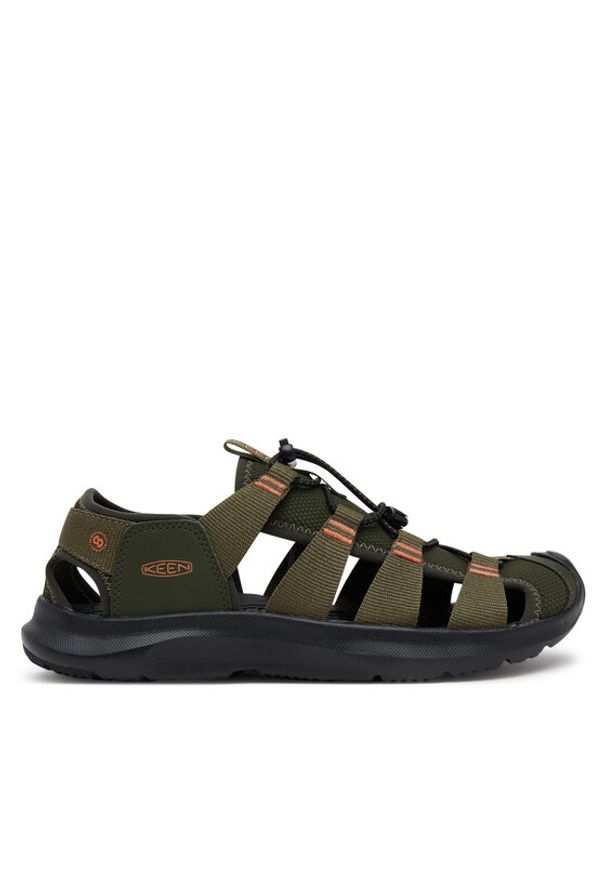 keen - Keen Sandały Seanik H2 M 1030387 Khaki. Kolor: brązowy. Materiał: materiał