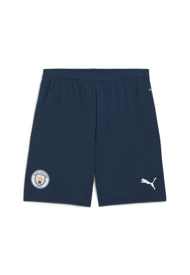 Puma - Męskie szorty Manchester City 24/25 PUMA Marine Blue. Kolor: niebieski. Sport: piłka nożna