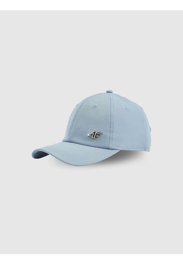 4f - 4F Czapka z daszkiem strapback uniseks - granatowa XS/S (56cm). Kolor: niebieski. Styl: casual, klasyczny, sportowy