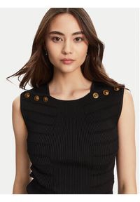 Guess Bluzka W5YR12 Z0130 Czarny Regular Fit. Kolor: czarny. Materiał: syntetyk #3