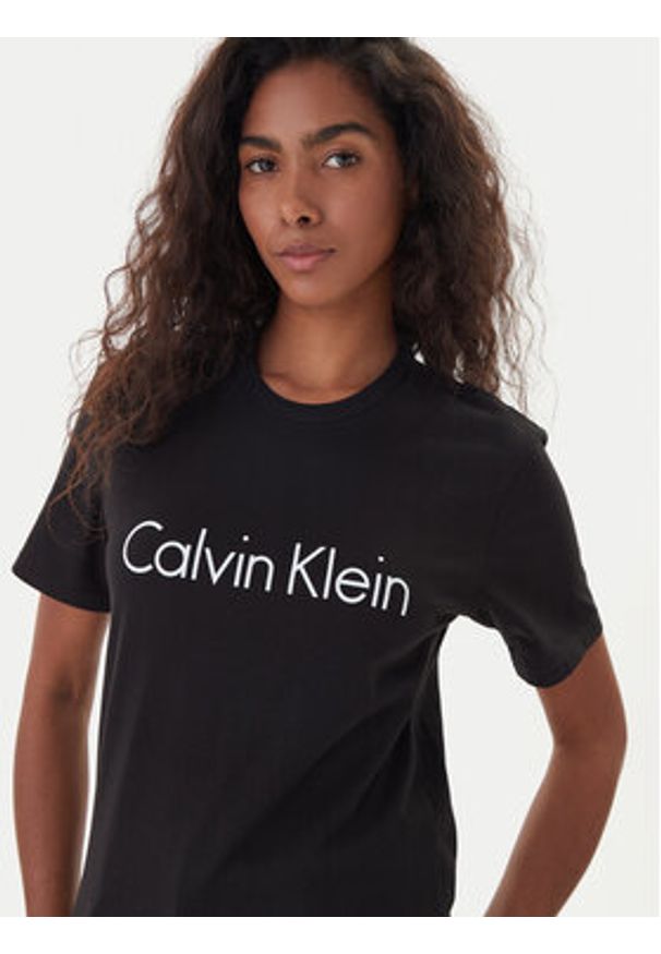 Calvin Klein Underwear T-Shirt 000QS61105E Czarny Regular Fit. Kolor: czarny. Materiał: bawełna
