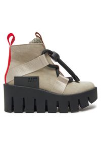 United Nude Trzewiki Grip Nomad Lo II 1076584557 Szary. Kolor: szary. Materiał: materiał #1