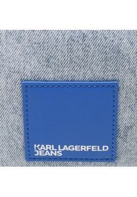 Karl Lagerfeld Jeans Saszetka 231D3006 Niebieski. Kolor: niebieski. Materiał: materiał