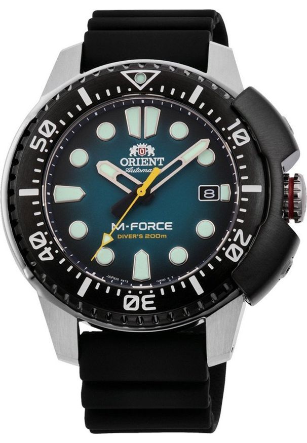 orient - Zegarek Orient Zegarek męski Orient RA-AC0L04L00B czarny. Kolor: czarny