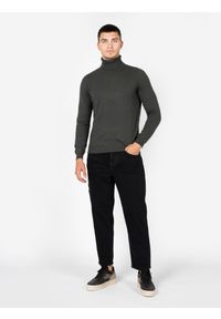 Antony Morato Sweter "Turtleneck" | MMSW01188YA200066 | Mężczyzna | Zielony. Typ kołnierza: golf. Kolor: zielony. Materiał: bawełna, wełna. Długość: długie. Styl: klasyczny, elegancki #1