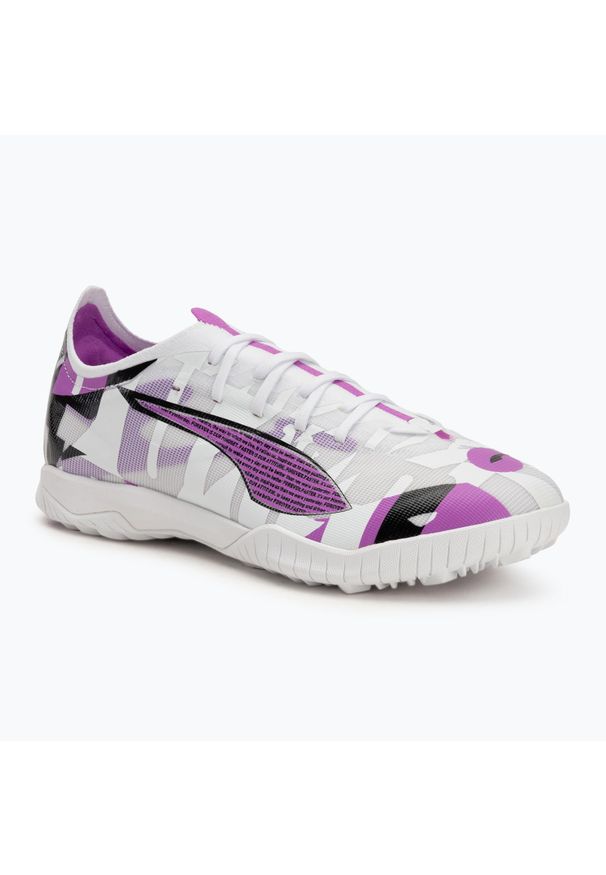 Puma - Buty piłkarskie męskie PUMA Ultra 5 Match Forever TT pumapure magenta/feather. Kolor: biały. Sport: piłka nożna