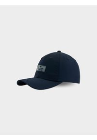 4f - 4F Czapka z daszkiem strapback uniseks - granatowa XS/S (56cm). Kolor: niebieski. Styl: sportowy, klasyczny, casual #1