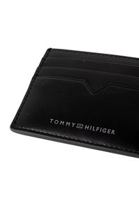 TOMMY HILFIGER - Tommy Hilfiger Portfel "Card Holder" | AM0AM10994BDS | Mężczyzna | Czarny. Kolor: czarny. Materiał: skóra #4