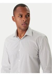 Hugo - HUGO Koszula Kenno 50555318 Biały Slim Fit. Kolor: biały. Materiał: bawełna #2