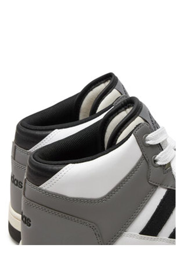 Adidas - adidas Sneakersy Rapid Court Mid JP5866 Szary. Kolor: szary. Materiał: skóra